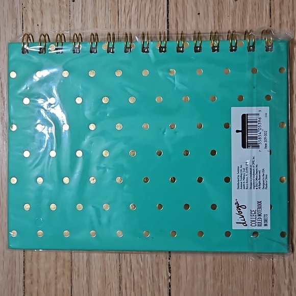 New decorative college ruled notebook - Picture 2 of 3